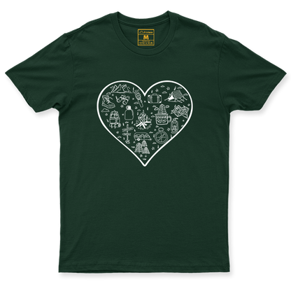 Drifit Shirt: Hiking Heart