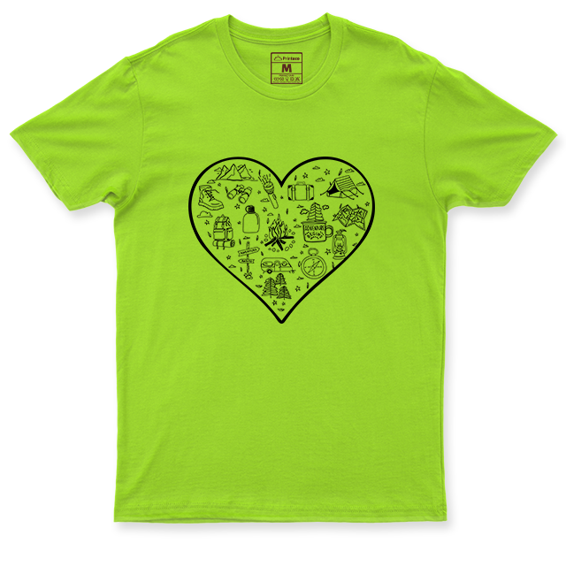 Drifit Shirt: Hiking Heart