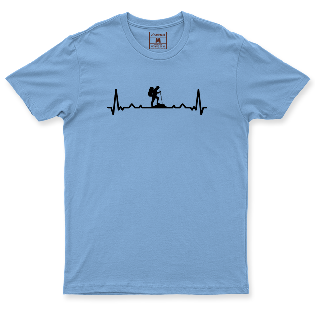 Drifit Shirt: Hiking Heartbeat