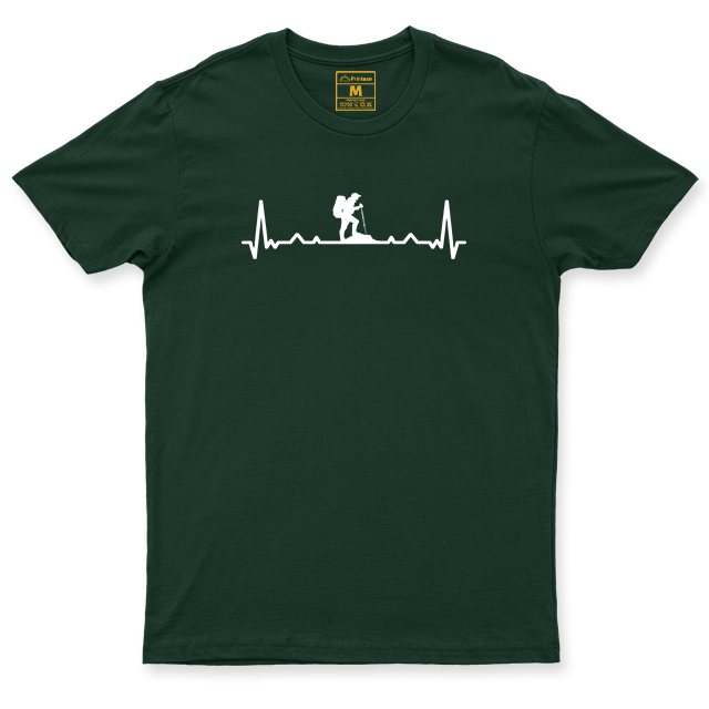 Drifit Shirt: Hiking Heartbeat