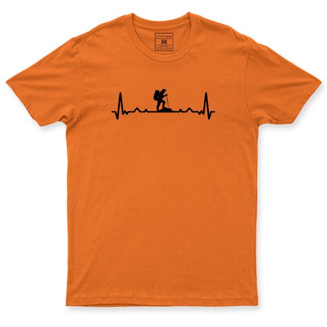 Drifit Shirt: Hiking Heartbeat