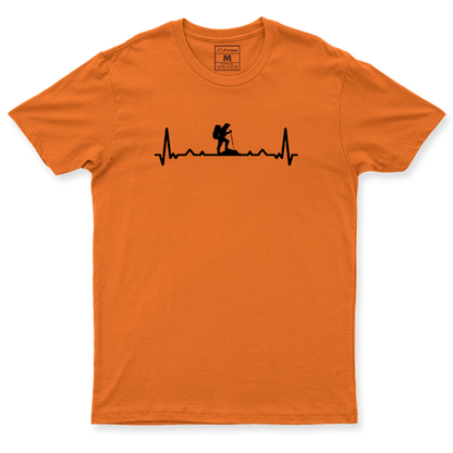 Drifit Shirt: Hiking Heartbeat