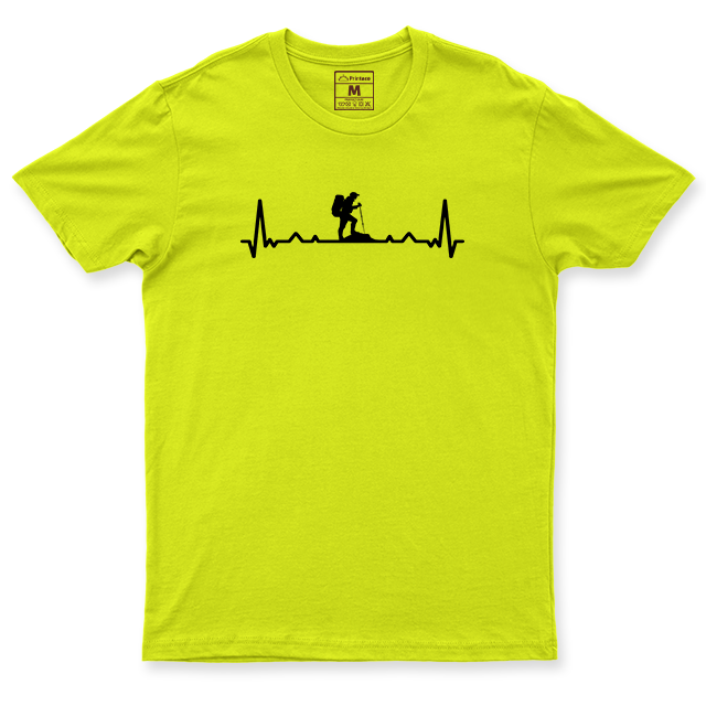 Drifit Shirt: Hiking Heartbeat