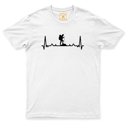 Drifit Shirt: Hiking Heartbeat