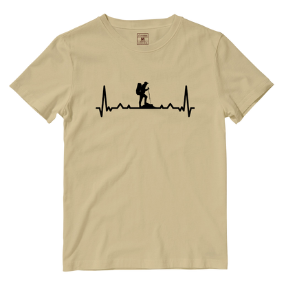 Cotton Shirt: Hiking Heartbeat