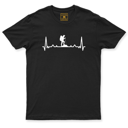 Drifit Shirt: Hiking Heartbeat