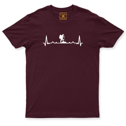 Drifit Shirt: Hiking Heartbeat