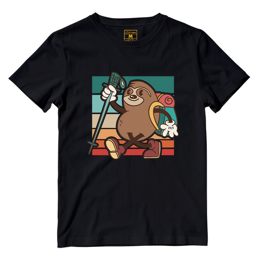 Cotton Shirt: Hiking Sloth