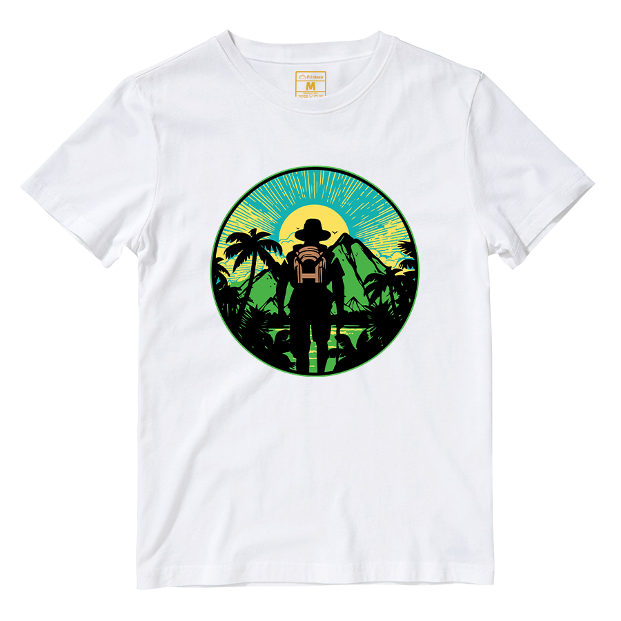 Cotton Shirt: Hiking Tropics