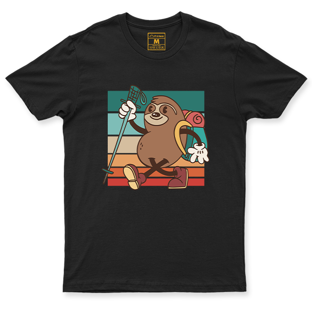 Drifit Shirt: Hiking Sloth