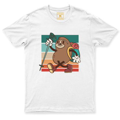 Drifit Shirt: Hiking Sloth