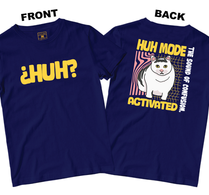 Cotton Shirt: Huh Cat (Front and Back)