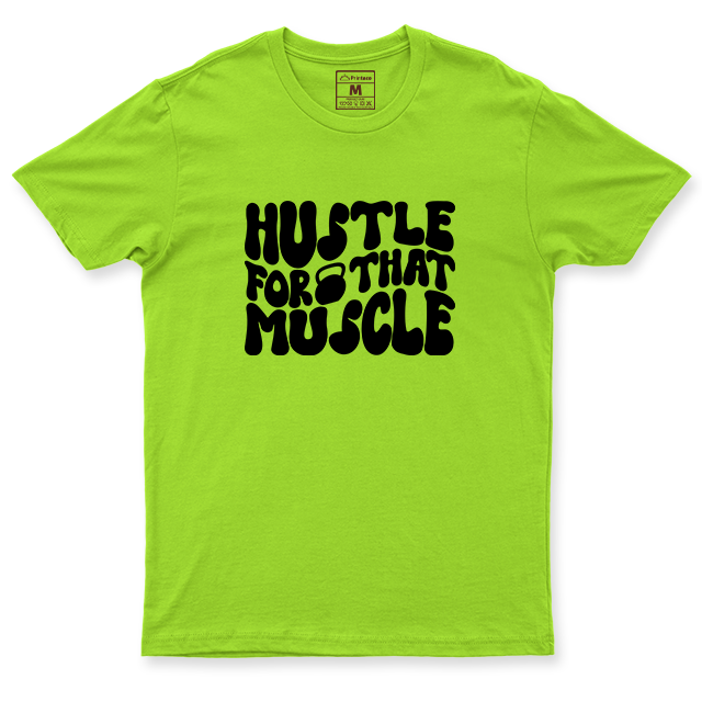 Drifit Shirt: Hustle Muscle