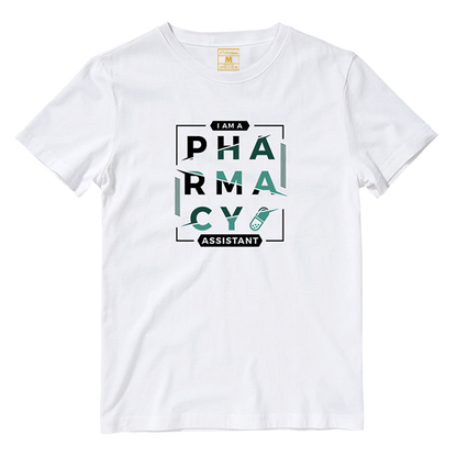 Cotton Shirt: I AM A PHARMACY ASSISTANT