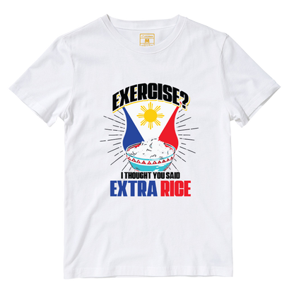 Cotton Shirt: I Thought You Said Extra Rice