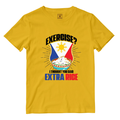 Cotton Shirt: I Thought You Said Extra Rice