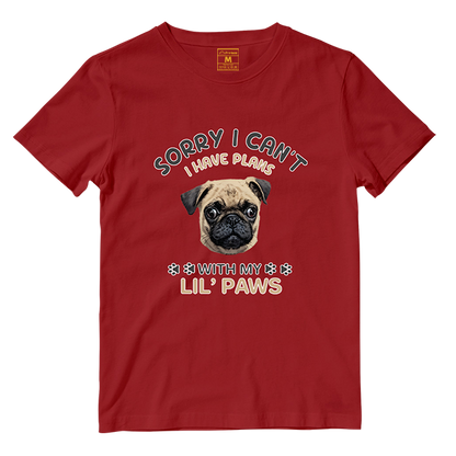 Cotton Shirt: I have Plans With My Lil Paws (Custom)