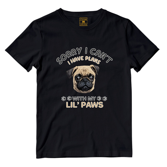 Cotton Shirt: I have Plans With My Lil Paws (Custom)
