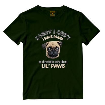 Cotton Shirt: I have Plans With My Lil Paws (Custom)
