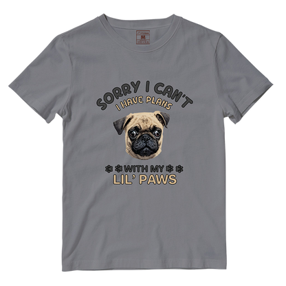 Cotton Shirt: I have Plans With My Lil Paws (Custom)