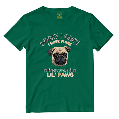 Cotton Shirt: I have Plans With My Lil Paws (Custom)
