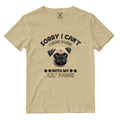 Cotton Shirt: I have Plans With My Lil Paws (Custom)