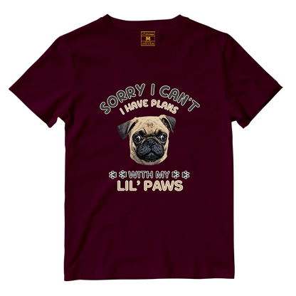 Cotton Shirt: I have Plans With My Lil Paws (Custom)