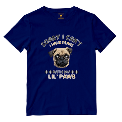 Cotton Shirt: I have Plans With My Lil Paws (Custom)
