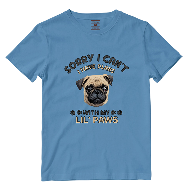 Cotton Shirt: I have Plans With My Lil Paws (Custom)