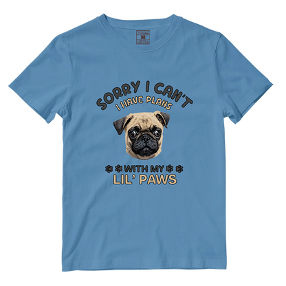 Cotton Shirt: I have Plans With My Lil Paws (Custom)