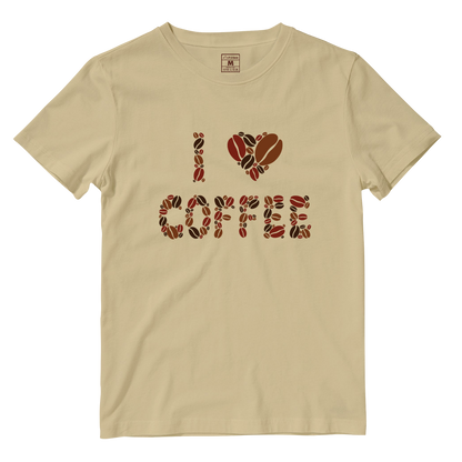 Cotton Shirt: I Love Coffee