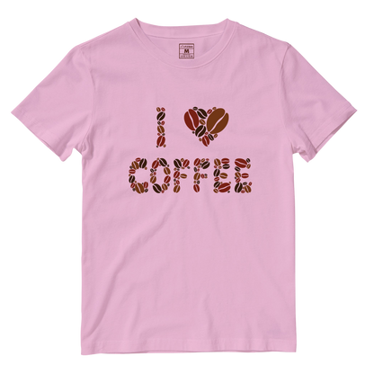 Cotton Shirt: I Love Coffee