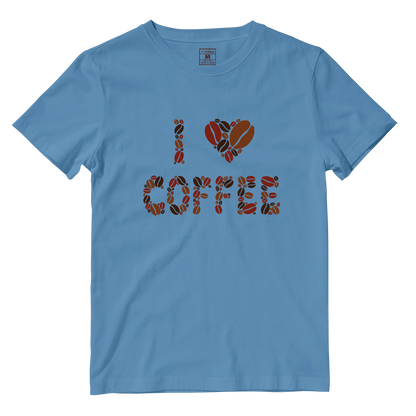 Cotton Shirt: I Love Coffee