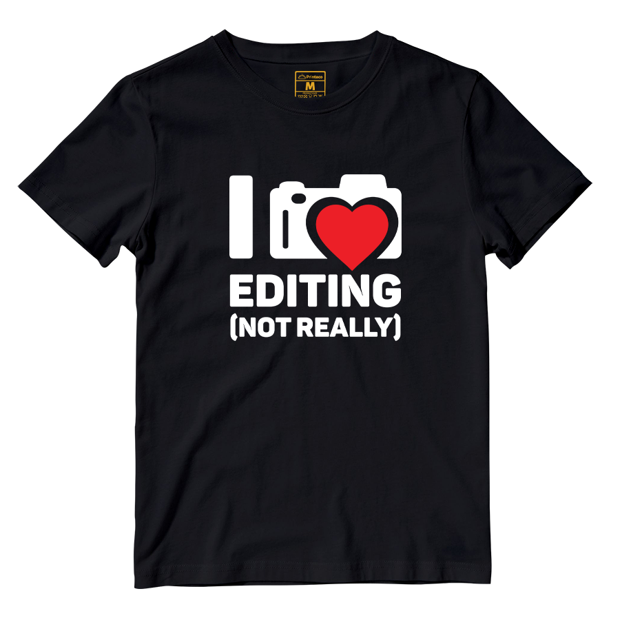 Cotton Shirt: I Love Editing