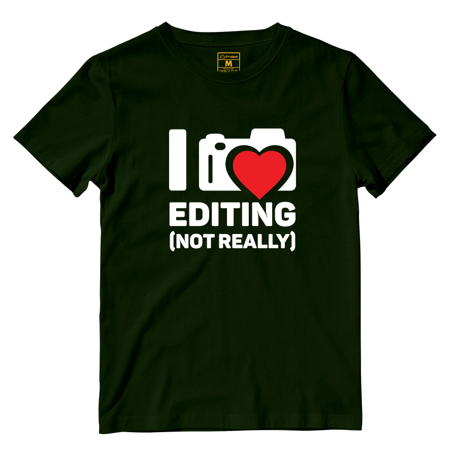 Cotton Shirt: I Love Editing