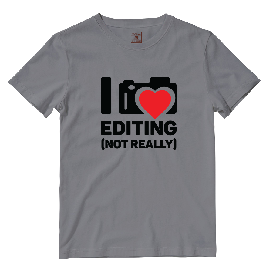 Cotton Shirt: I Love Editing