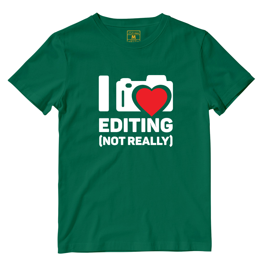 Cotton Shirt: I Love Editing