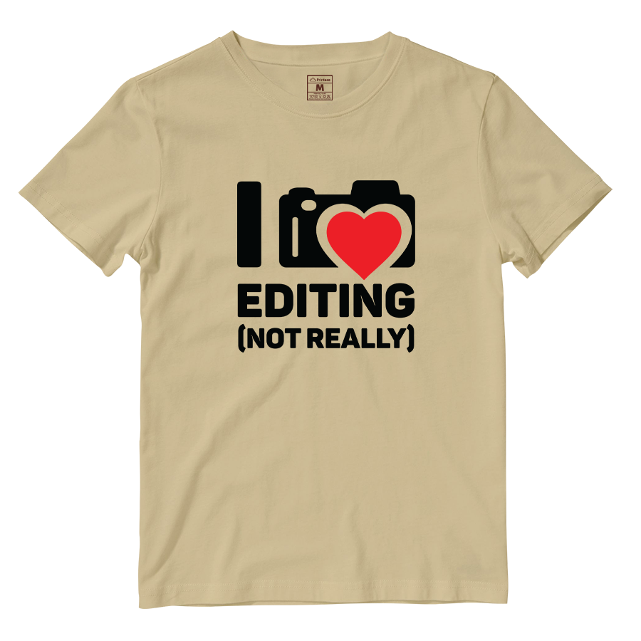 Cotton Shirt: I Love Editing