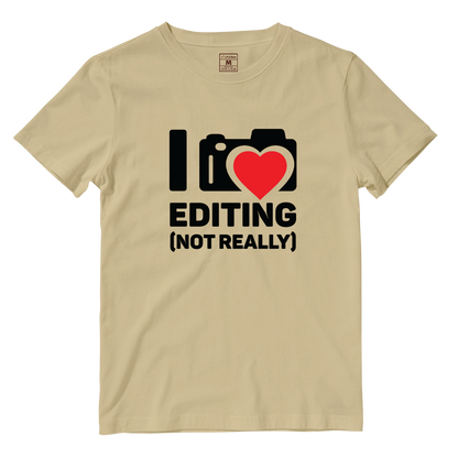 Cotton Shirt: I Love Editing