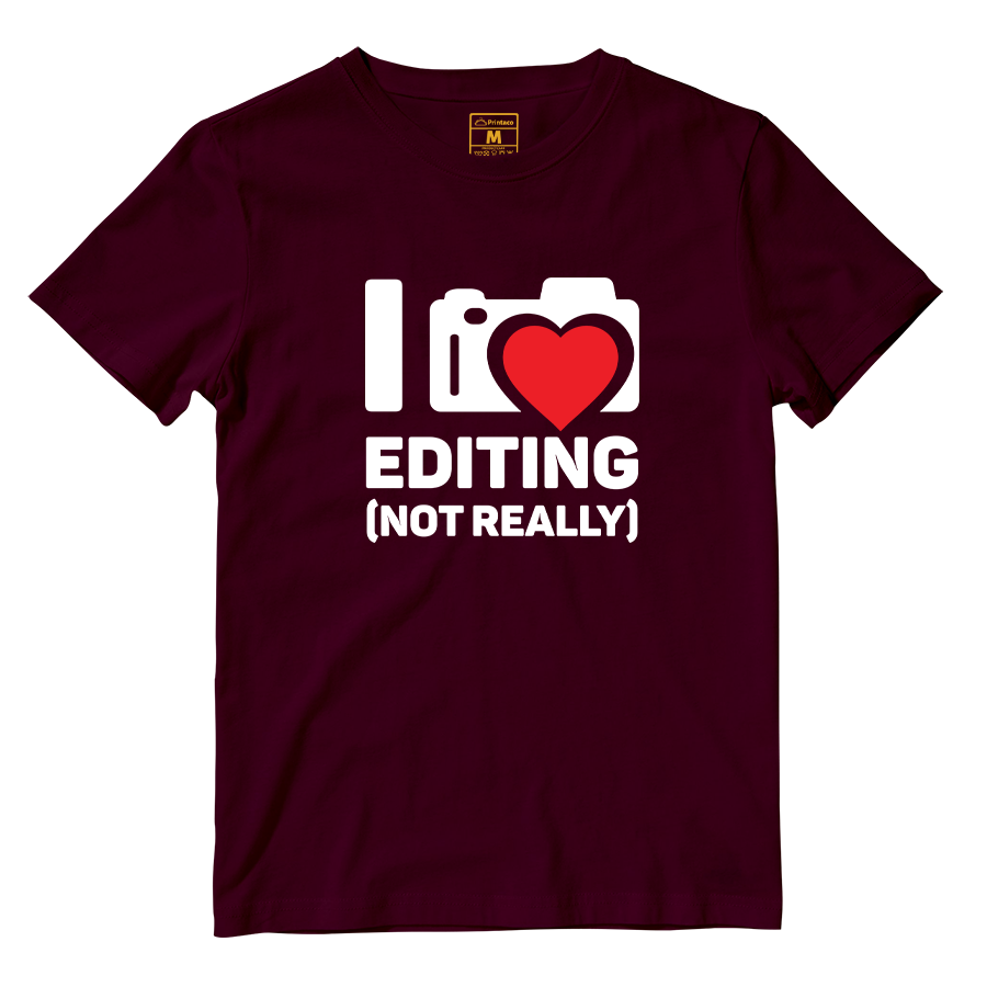 Cotton Shirt: I Love Editing