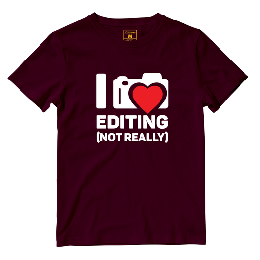 Cotton Shirt: I Love Editing