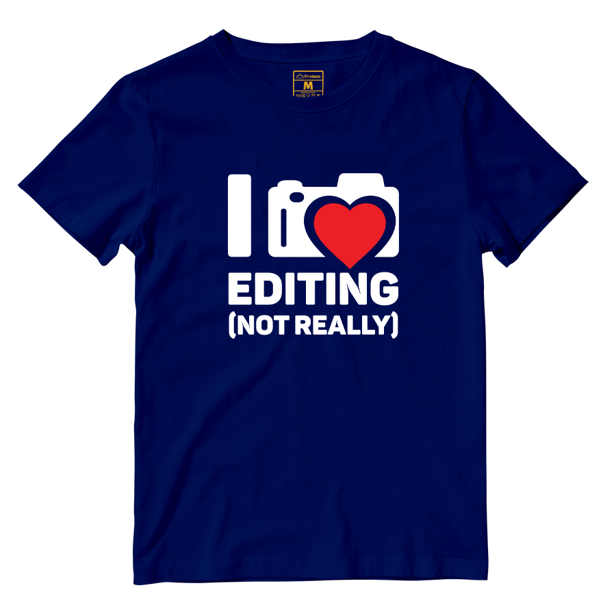 Cotton Shirt: I Love Editing