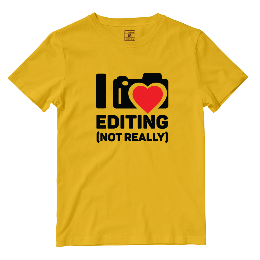 Cotton Shirt: I Love Editing
