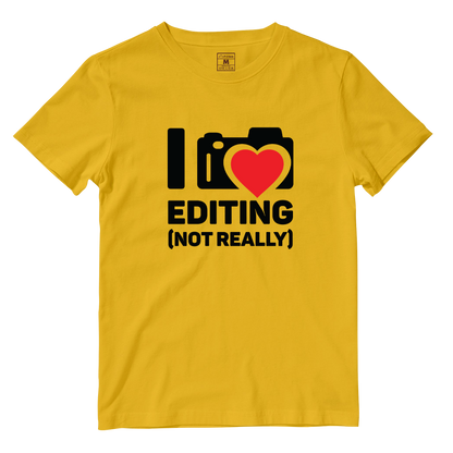 Cotton Shirt: I Love Editing