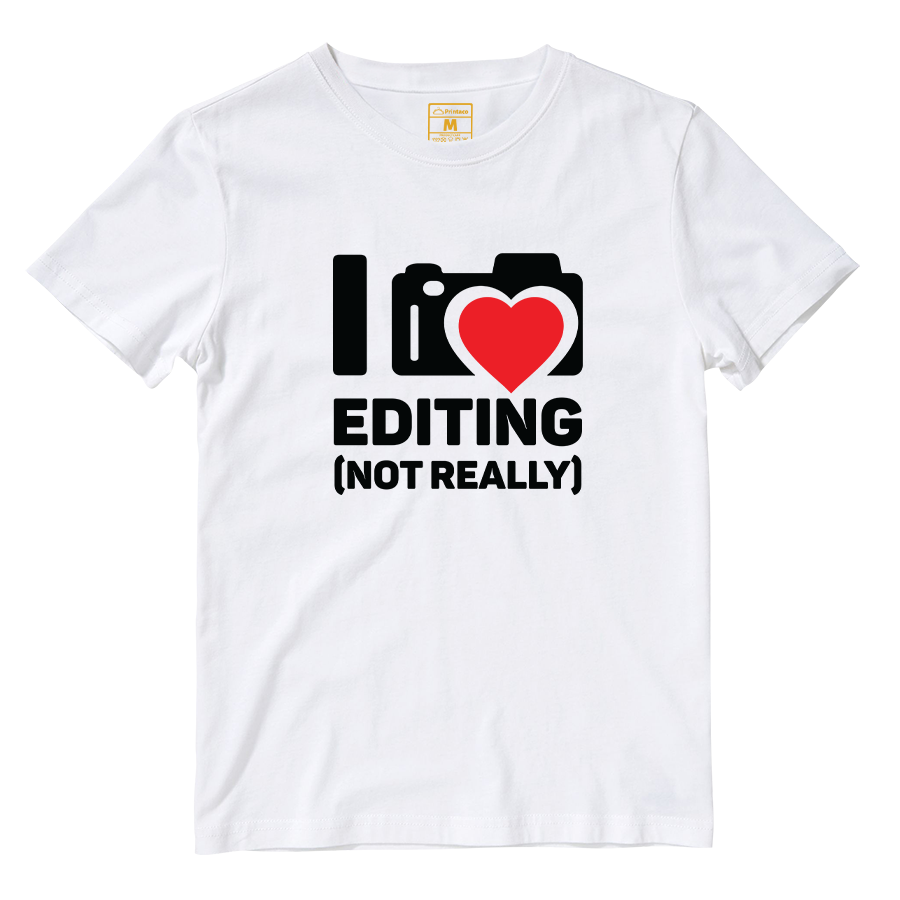 Cotton Shirt: I Love Editing