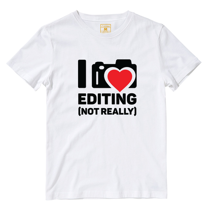 Cotton Shirt: I Love Editing