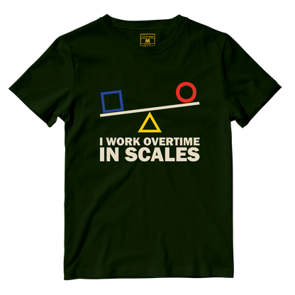 Cotton Shirt: I Work Overtime In Scales