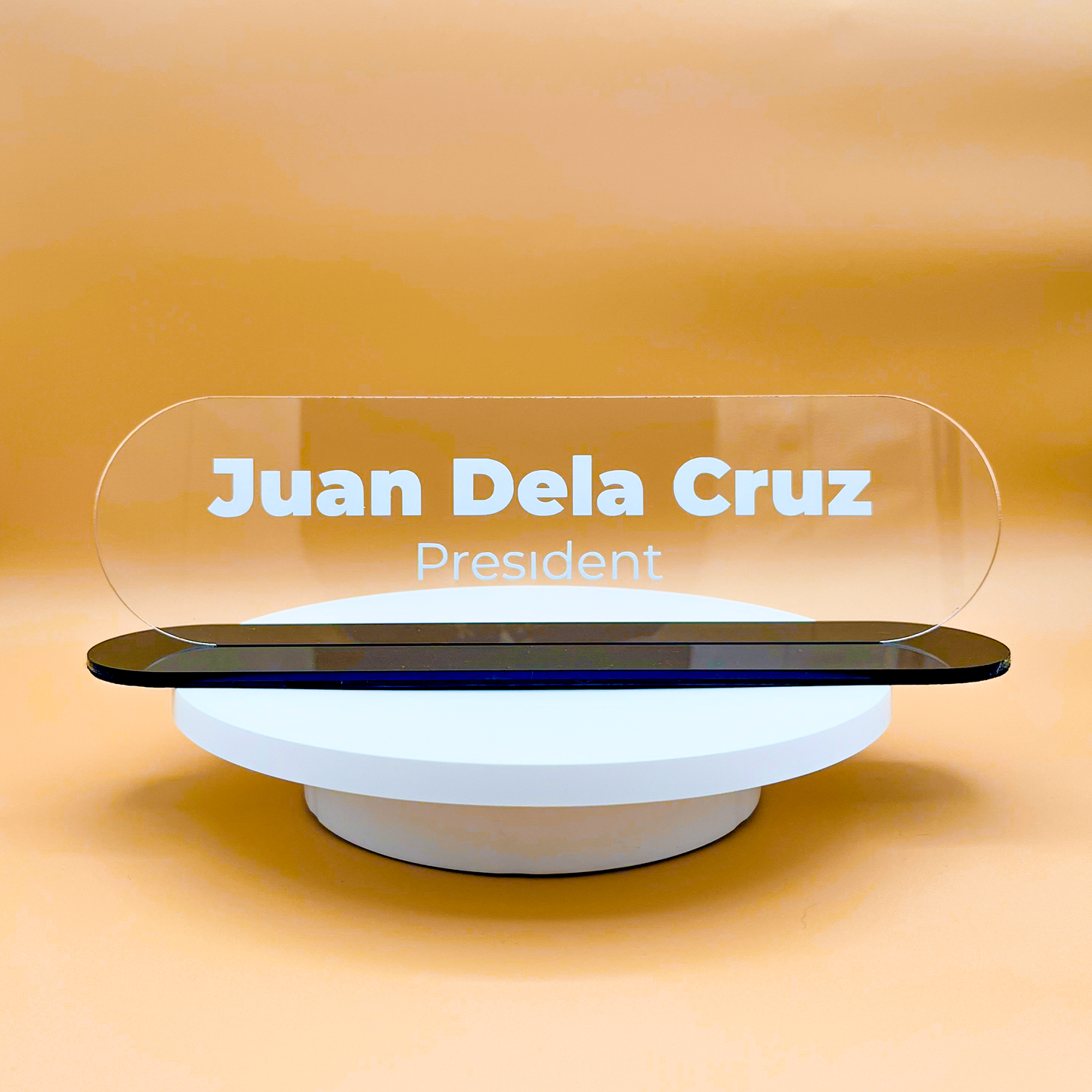 Desk Name Plate: Basic Capsule