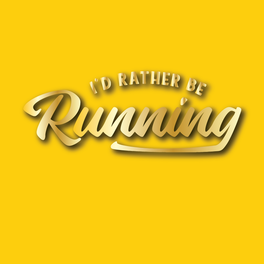 Vehicle Sticker: I'd Rather Be