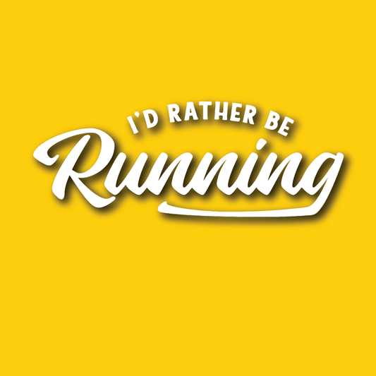Vehicle Sticker: I'd Rather Be